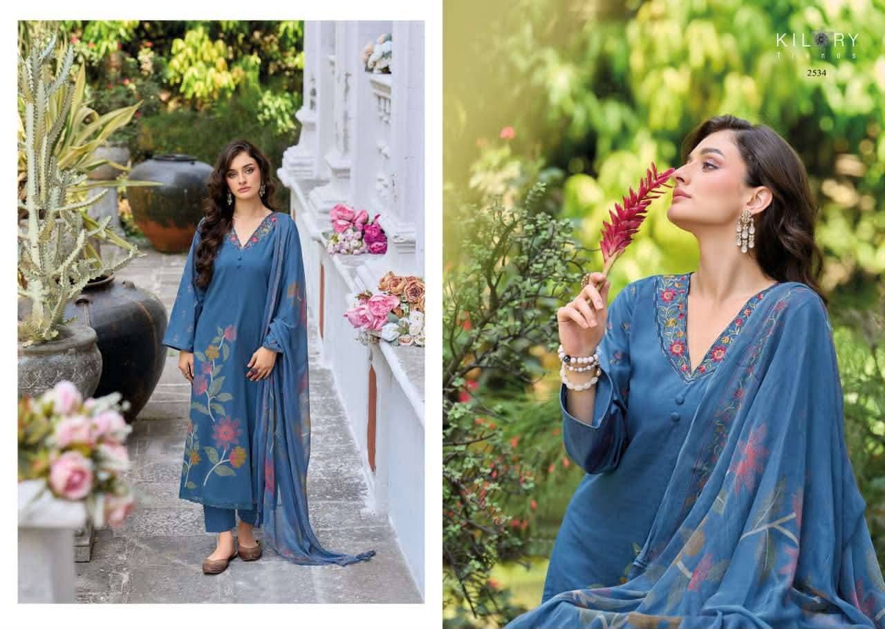 ZARINA By KILORY TRENDS 2531 To 2536 Series Stylish Beautiful Colourful LAWN COTTON Dresses At Wholesale Price